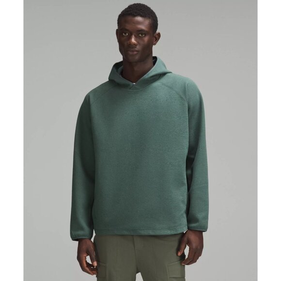 lululemon athletica Other - Lululemon Textured Spacer Pullover Hoodie Men’s Large Green Comfort Stretch